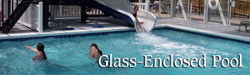Glass-Enclosed Swimming Pool